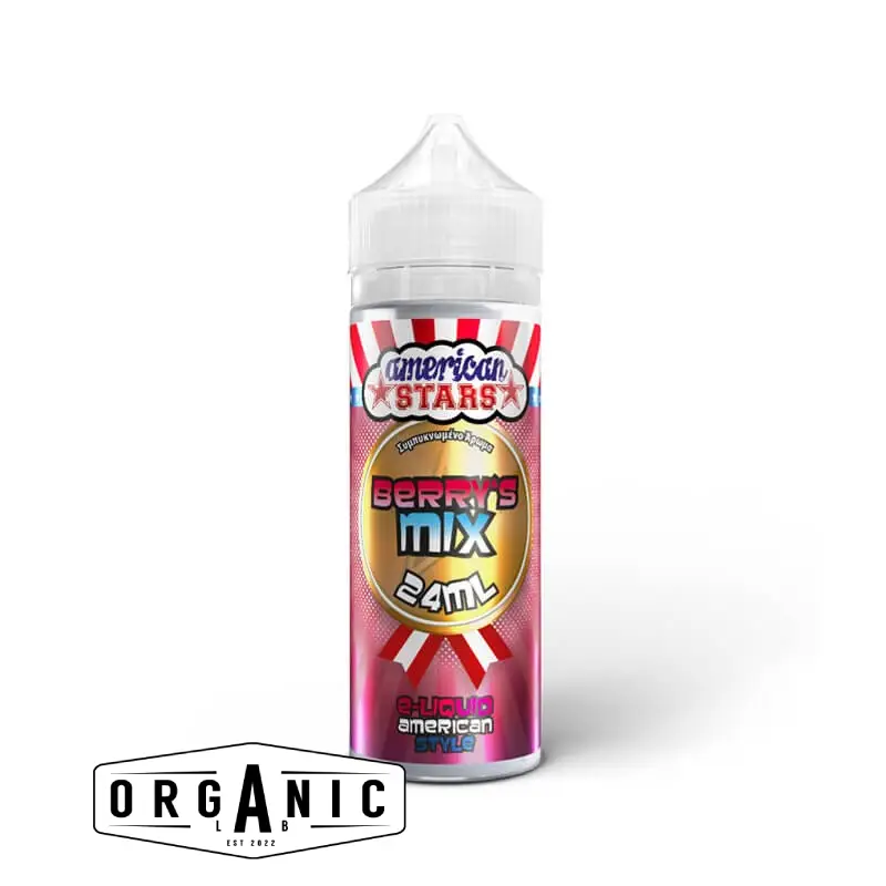 American Stars Berry’s Mix Flavour Shot | Μούρα &amp; Μέντα