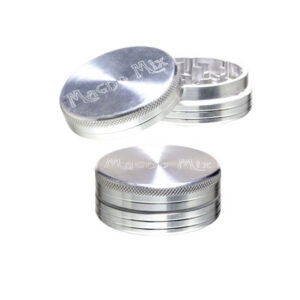 New Ways - Silver metal Grinder 2 Part Magno Mix 50mm