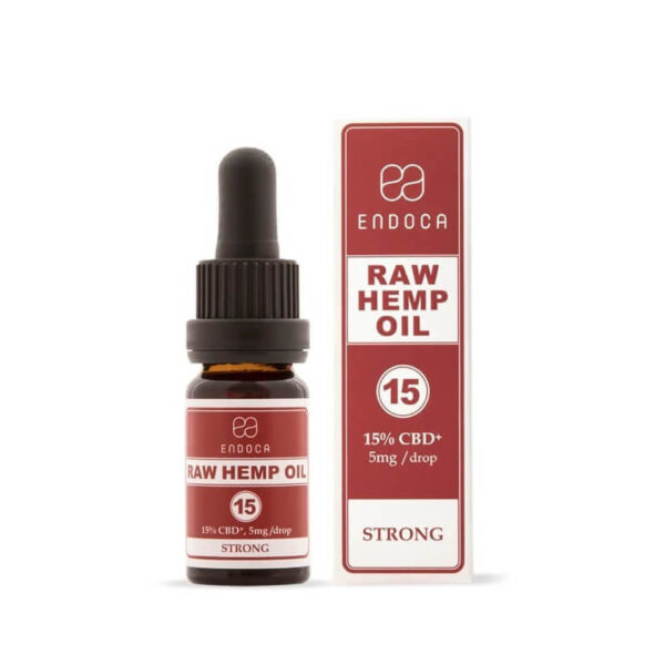 Endoca RAW CBD Oil (Strong) RAW 1500mg (CBD+CBDa) 10ml 4