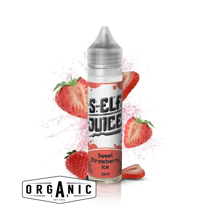 S-ELF JUICE – ELIQUID SWEET STRAWBERRY ICE FLAVOUR SHOT 60ML