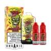 Monster Puff 28K Strawberry Banana 20mg Refillable Vape Kit 2ml + 2x10ml PACK