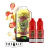 Monster Puff 28K Strawberry Banana 20mg Refillable Vape Kit 2ml + 2x10ml