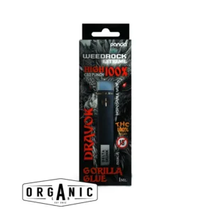 Weedrock Extreme - Dravok Gorilla Glue High Cbd Punch Indica Disposable Vape κάνναβης 1ml