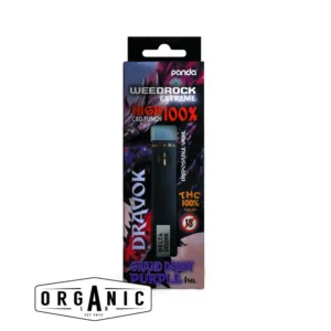 Weedrock Extreme - Dravok Grand Daddy Purple High Cbd Punch Indica Disposable Vape κάνναβης 1ml