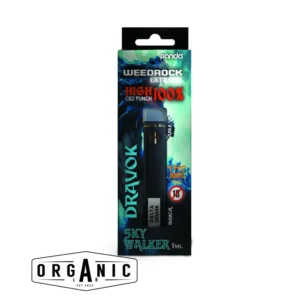 Weedrock Extreme - Dravok Sky Walker High Cbd Punch Indica Disposable Vape κάνναβης 1ml