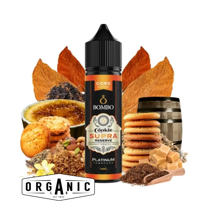 Bombo Cookie Supra Reserve Platinum Tobaccos Core Edition Flavour Shot 60ml