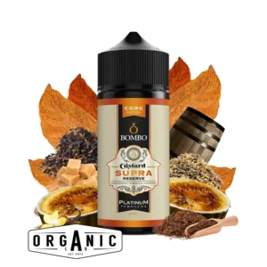 Bombo Custard Supra Reserve Platinum Tobaccos Core Flavour Shot | Καπνός, Καραμέλα & Custard Βανίλια