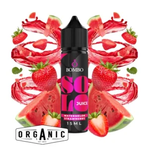 Bombo Watermelon Strawberry Solo Series Flavour Shot | Καρπούζι, Φράουλα & Παγωμένη Δροσιά