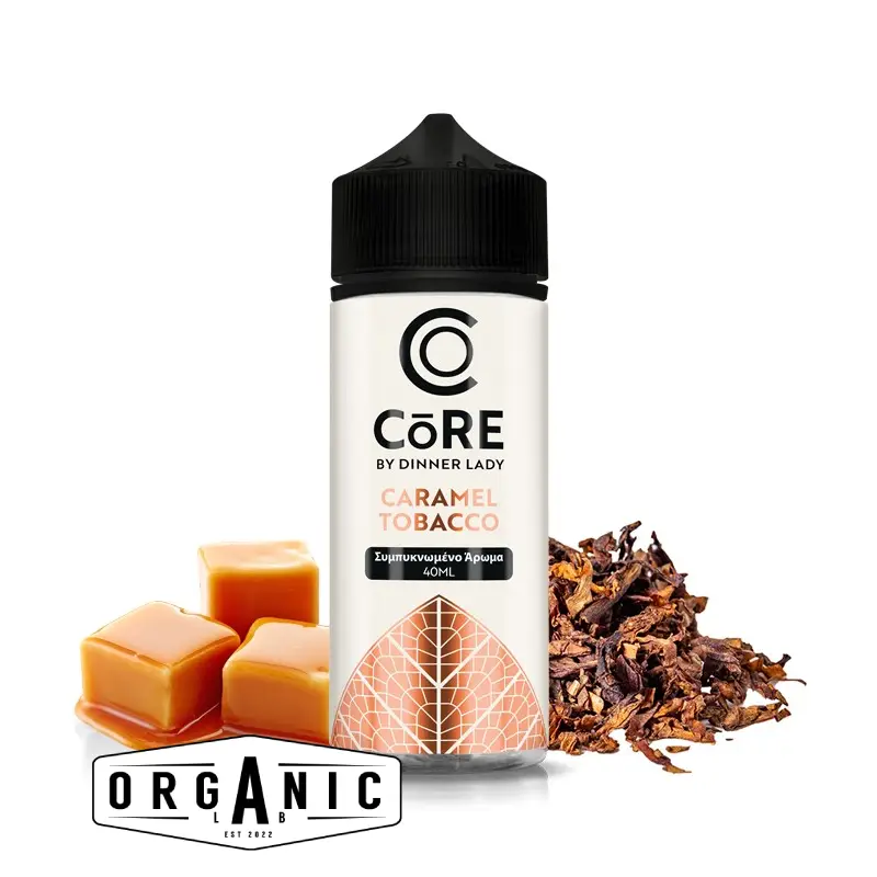 Dinner Lady Core Caramel Tobacco Flavour Shot 120ml