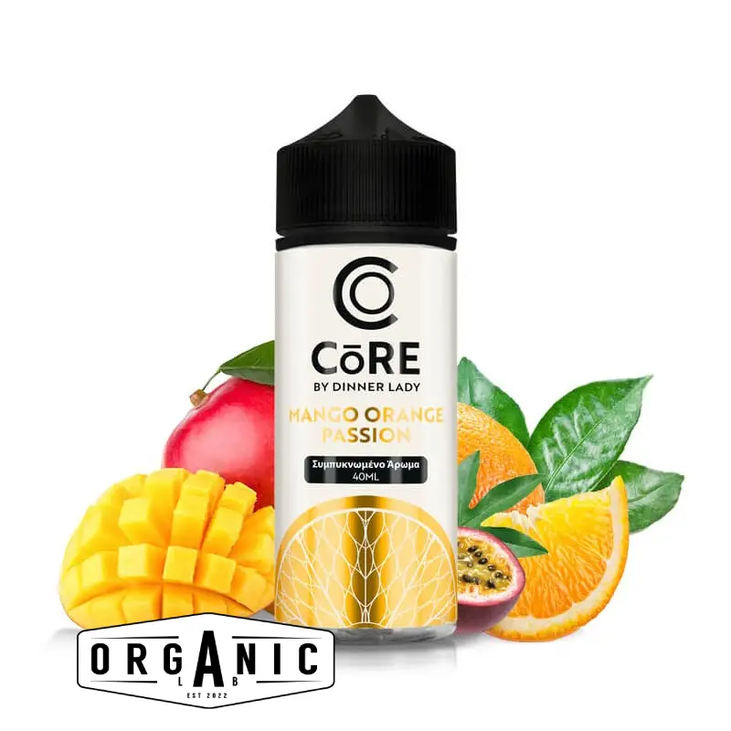 Dinner Lady Core Mango Orange Passion Flavour Shot 120ml