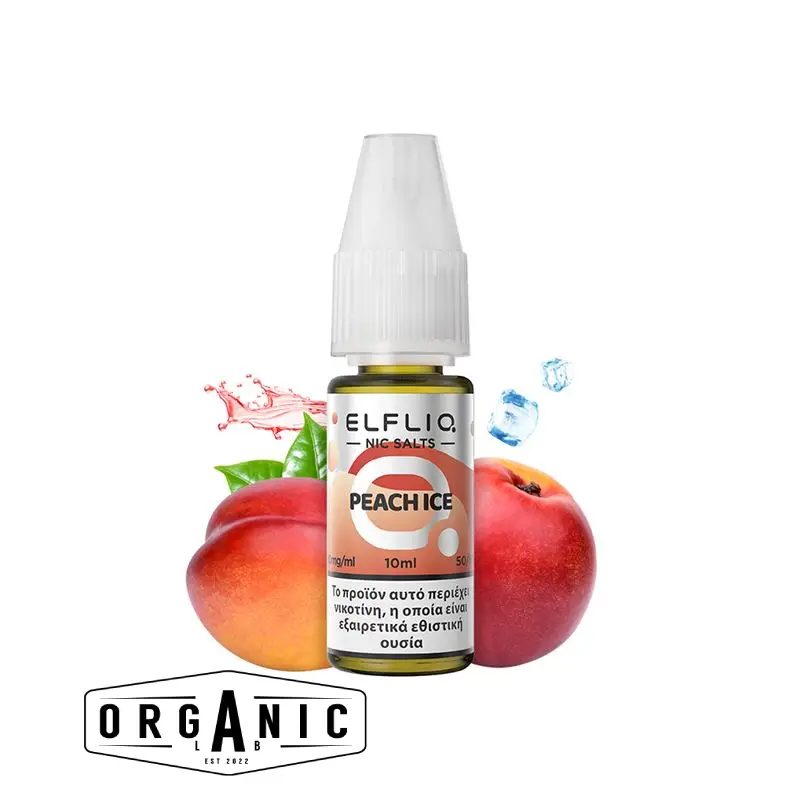 ElfBar Peach Ice ElfLiQ 10ml Salt 20mg ElfBar Peach Ice ElfLiQ 10ml Salt 20mg